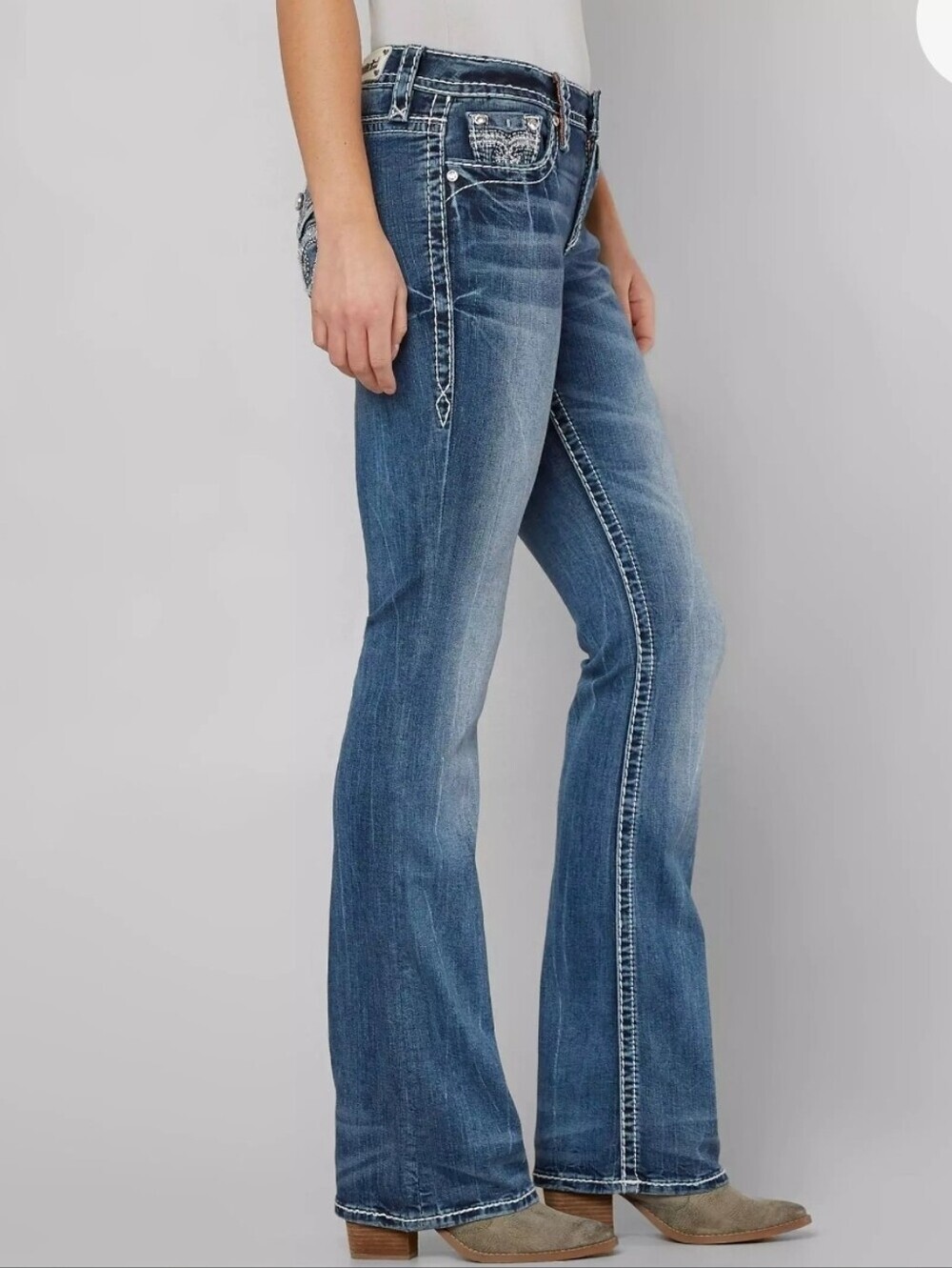 Rock Revival Arda Easy boot embellished jeans 32